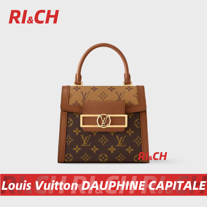 LV Louis Vuitton DAUPHINE CAPITALE กระเป๋ารุ่น Dauphine Capitale #Rich ราคาถูกที่สุดใน Shopee แท้💯