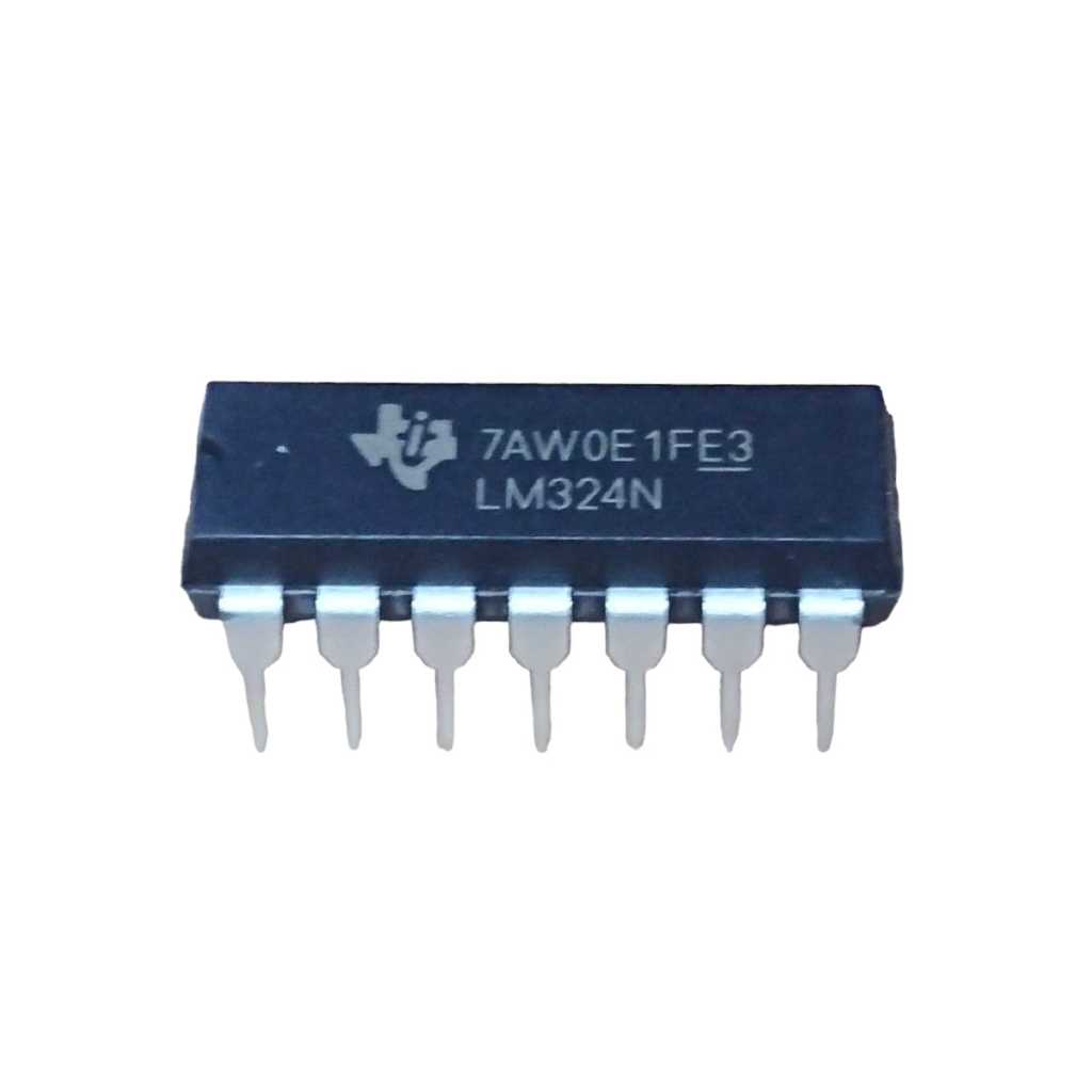 LM324N LM324 Low-Power, Quad-Operational Amplifiers IC ไอซี ยี่ห้อ Texas Instruments