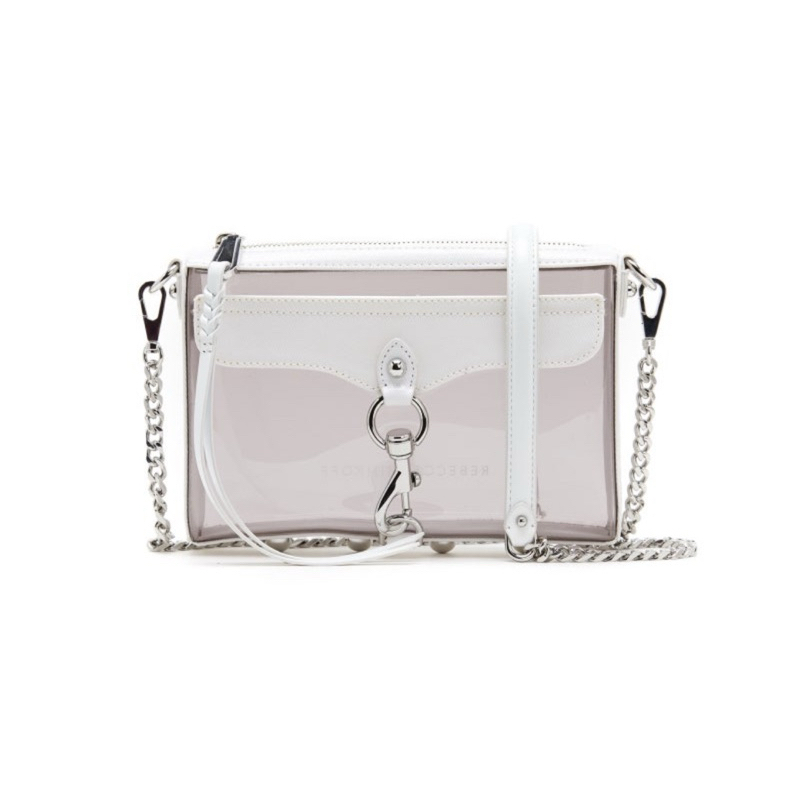 Rebecca Minkoff Mini Mac Clear แท้💯 กระเป๋า รีเบคก้า สะพายครอสบอดี้ มือ2 ส่งฟรีEMS