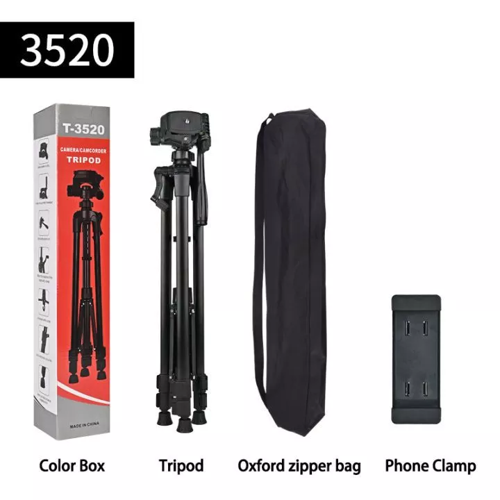 ขาตั้งกล้องระดับมืออาชีพ ขาตั้งกล้อง Tripod รุ่น TF-3520/3366/360 แถมตัวหนีบมือถือ thumbnail 7