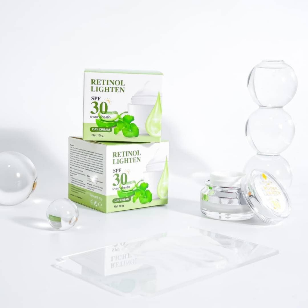 Siam Skin Retinol Lighten Day Cream SPF30 15 g. สยาม สกิน เรตินอล ไลท์ เดย์ ครีม  บางเบา บำรุงลึก   /00367 - รูปที่ 3