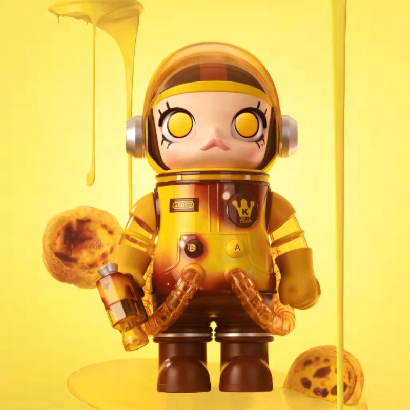 (พรีออเดอร์ 💯) 🧀🥚 Mega Space Molly Egg Tart Size 400% มีจำหน่ายเฉพาะที่ POP MART MACAU เท่านั้น ของแ