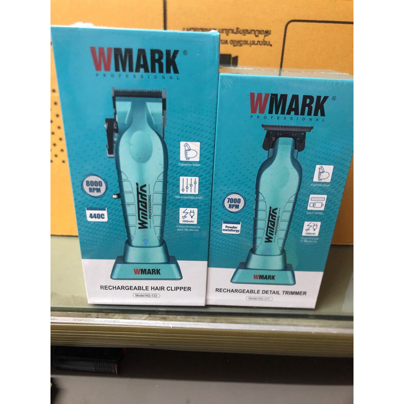 ปัตตาเลี่ยนไร้สาย WMARK ปัตตาเลี่ยนNG-133 หรือ กันขอบ NG-317 ปัตตาเลี่ยนไร้สาย มาใหม่