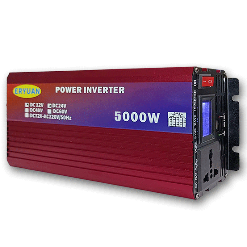 ERYUAN อินเวอร์เตอร์ 12v to 220v 5000W อินเวอร์เตอร์เพียวไซเวฟ หม้อแปลงไฟ 12v 220v inverter 12v to 2