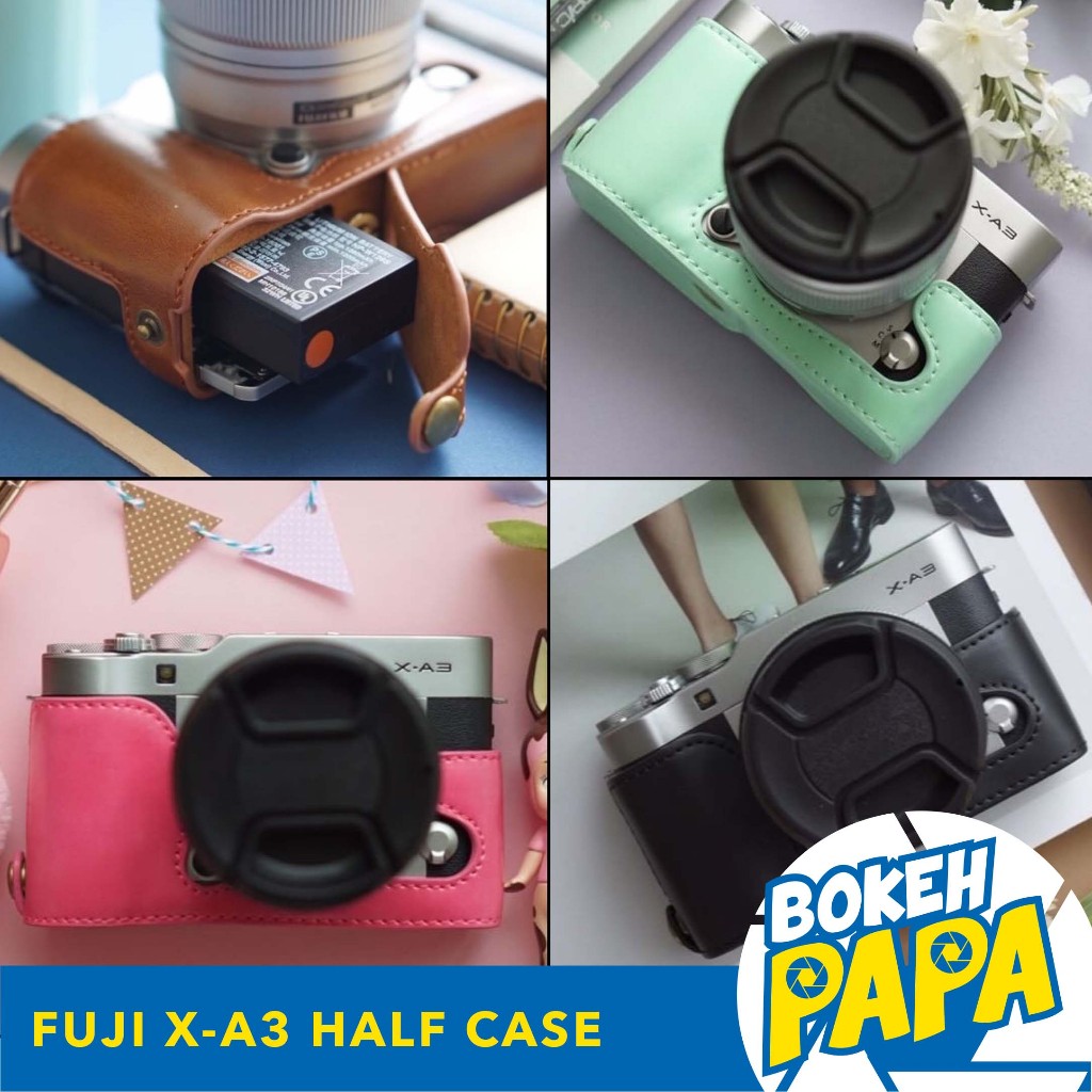 เคส Fuji XA3 / XA5 สามารถเปิดช่องแบตได้ ( เคส หนัง Camera Case / Full case / half case / เคส กล้อง ฟูจิ XA 3 / XA 5 )