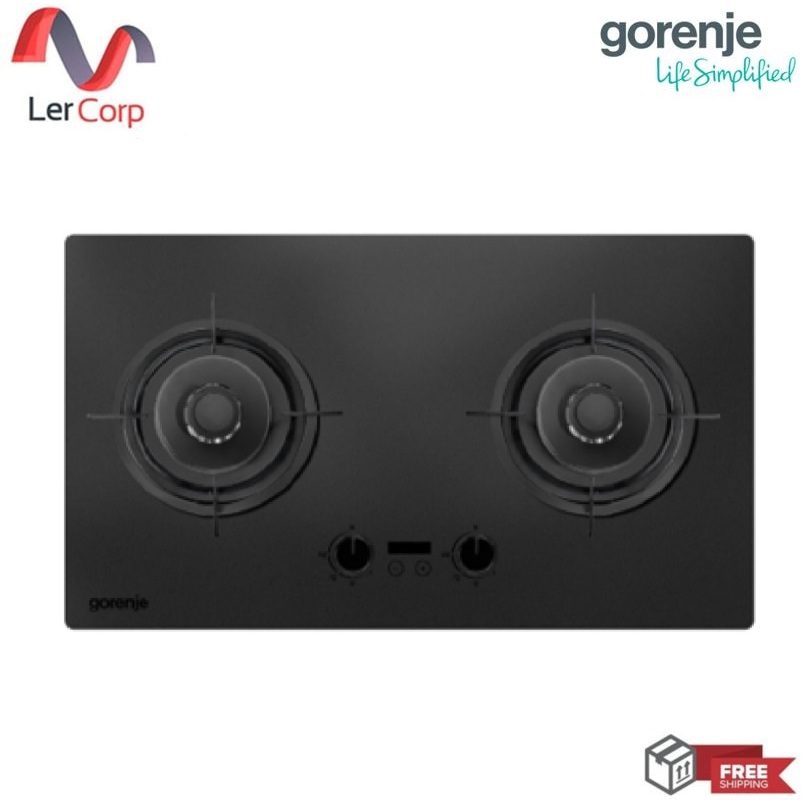 (Gorenje) เตาแก๊ส 2 หัวเตา 75 ซม. รุ่น GHI2BG-TH