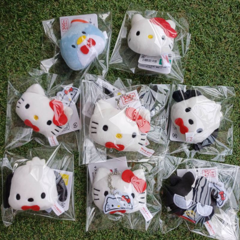 พวงกุญแจห้อยกระเป๋าซานริโอ้ kitty รุ่นหัวติดโบแดง
