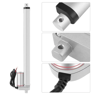 มอเตอร์แกนชัก Linear actuator กันน้ำ IP 65 DC 12V 1000N ตัวกระตุ้นเชิงเส้น ยกสูงสุด 400 มม. จังหวะมอเตอร์ไฟฟ้าสำหรับรถยน