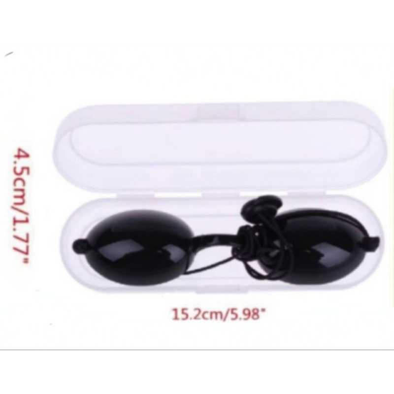 แว่นครอบเลนส์ดำกันแสงเลเซอร์เข้าตา กันแสง ipl  LED - รูปที่ 3