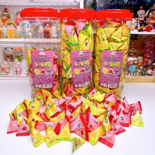 เยลลี่สามเหลี่ยมรส โคล่า เเละ ผลไม้รวม อย.ไทย 1 กระปุก 200 ช…