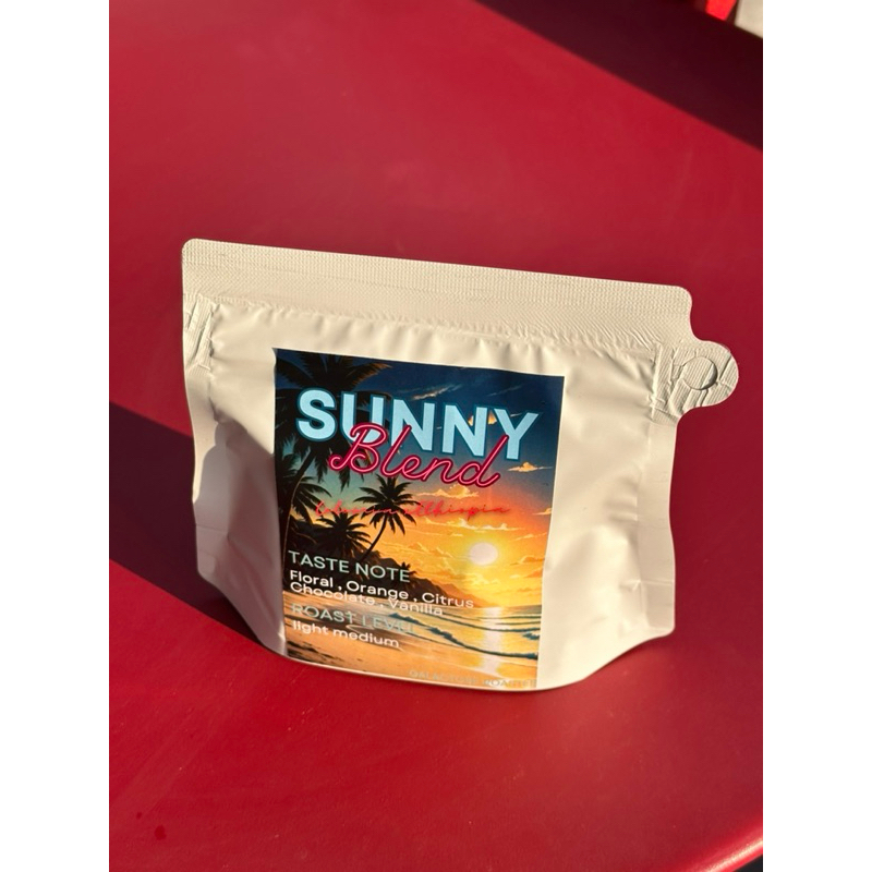 เมล็ดกาแฟคั่วกลางอ่อน Sunny