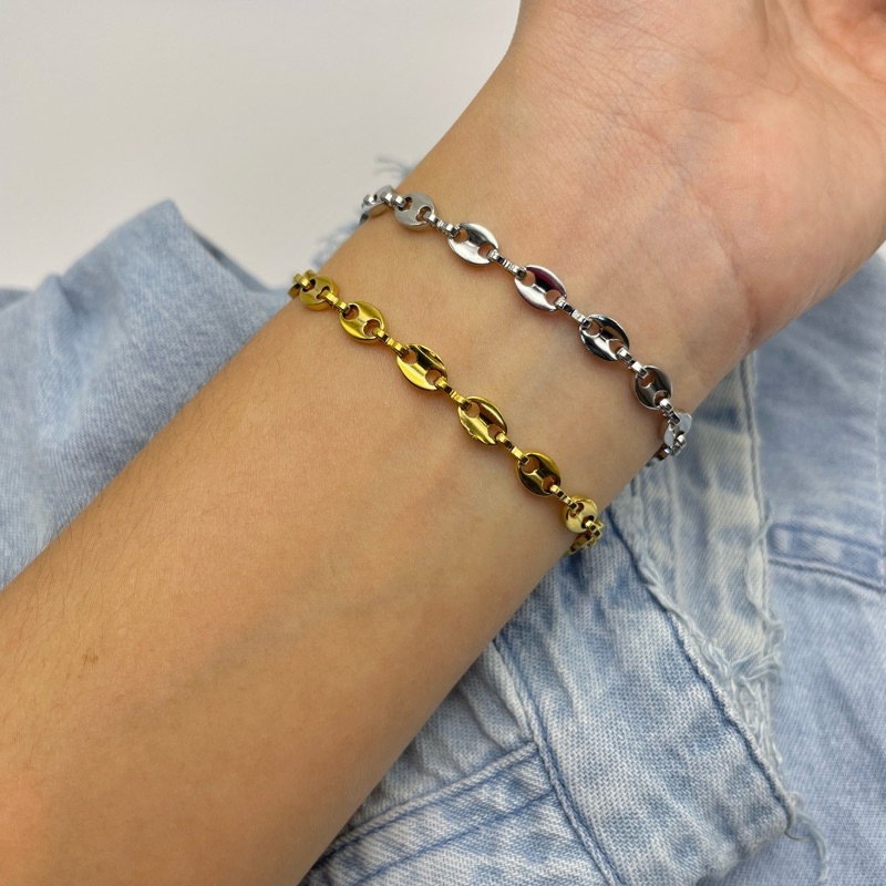 Piing me Stainless steel Ava Bracelet | กำไลข้อมือสแตนเลส