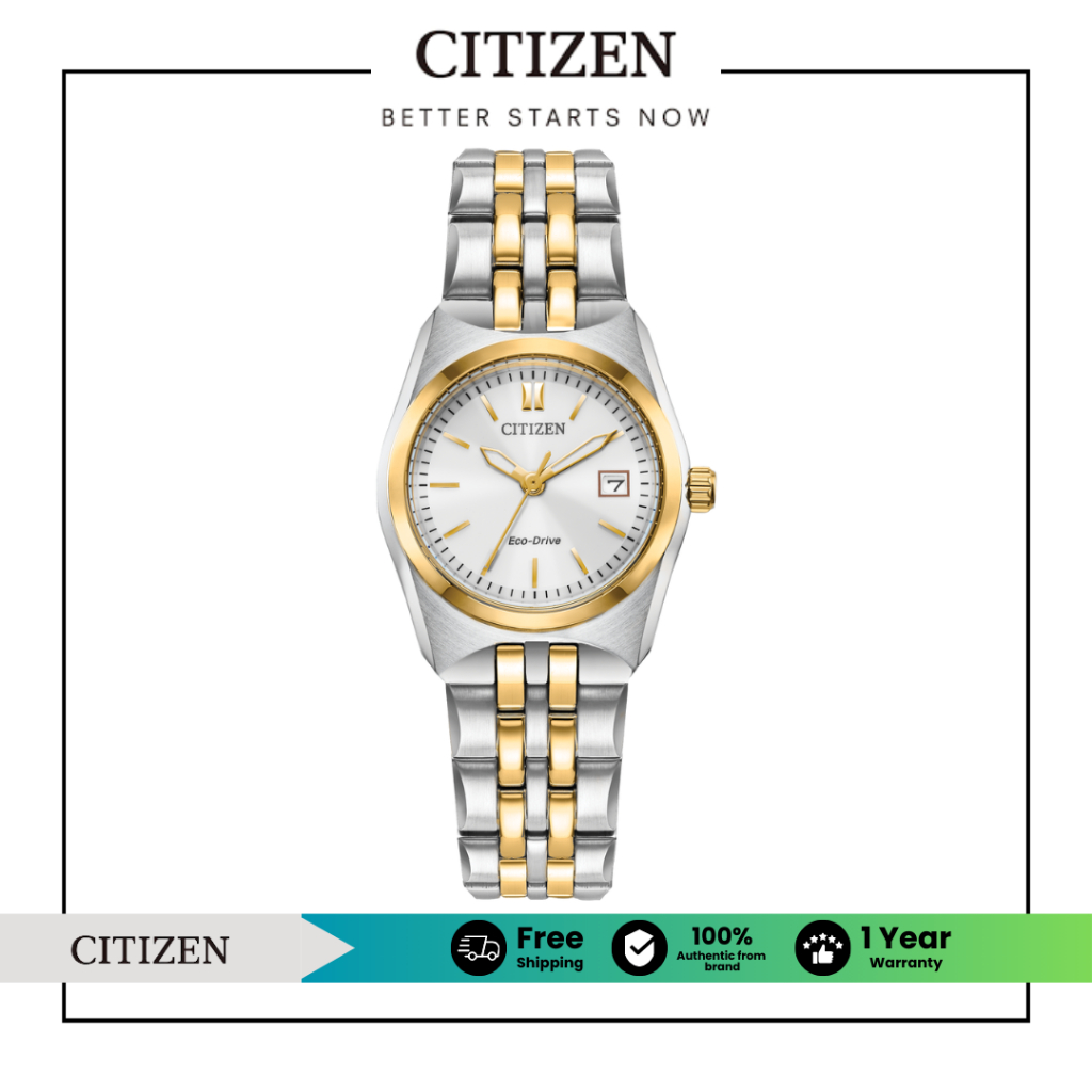 CITIZEN Eco-Drive EW2299-50A Lady Watch ( นาฬิกาผู้หญิงพลังงานแสง )