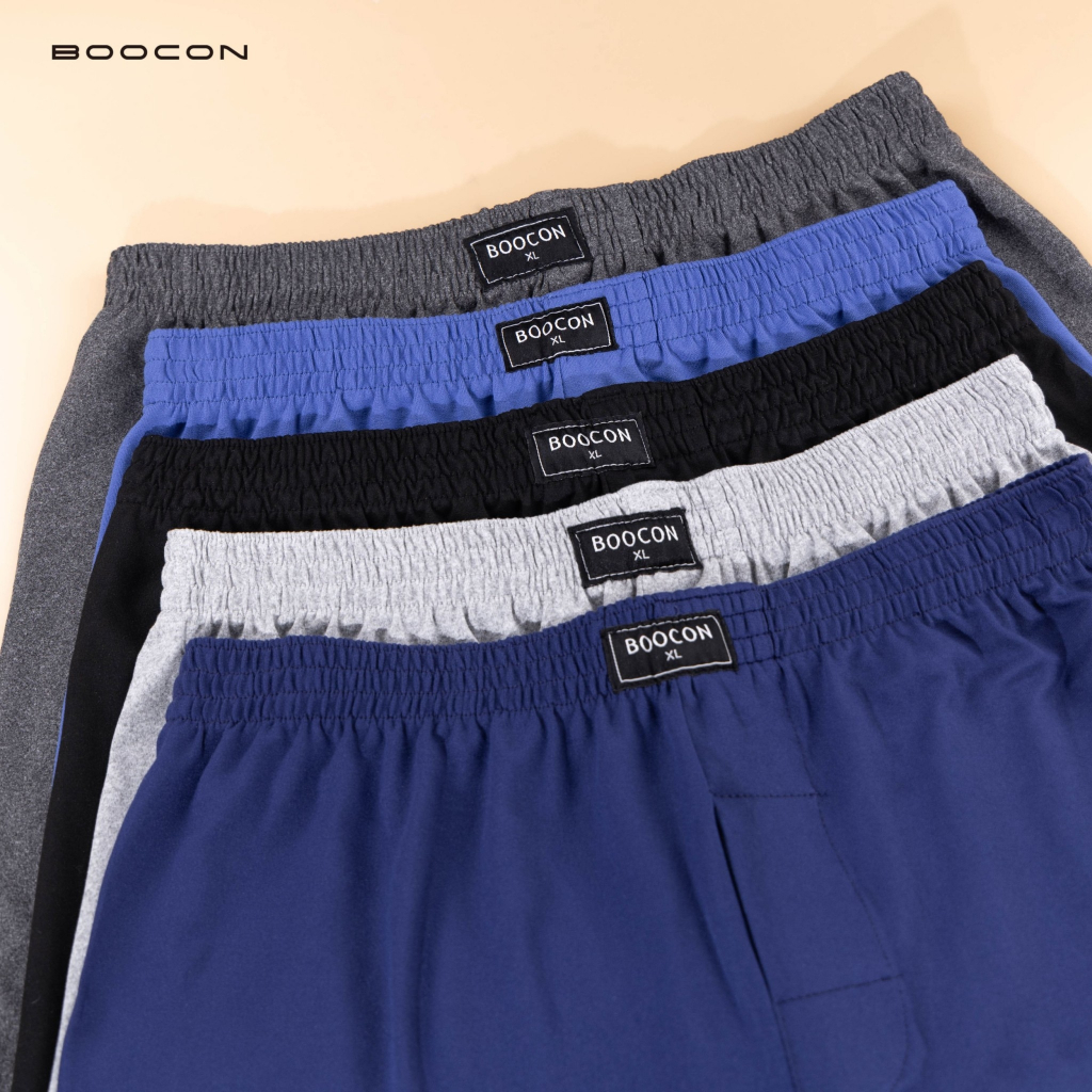 กางเกงบ๊อกเซอร์ขาสั้นผู้ชาย Boxer 1ตัว บ๊อกเซอร์สีพื้น ผ้านิ่มใส่สบาย ระบายอากาศได้ดี  ไม่อึดอัด แห้งไวไม่อับชื้น