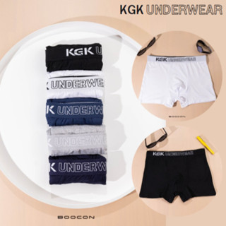 KGK Underwear Set 6ตัว กางเกงในชายขาสั้น ทรงบ็อกเซอร์ เนื้อผ…