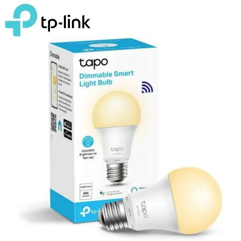 หลอดไฟ อัจฉริยะ TP-LINK (Tapo L520E) ไฟสีขาววอร์ม ออกเหลือง Tapo Smart Wi-Fi Light Bulb, Daylight & Dimmable