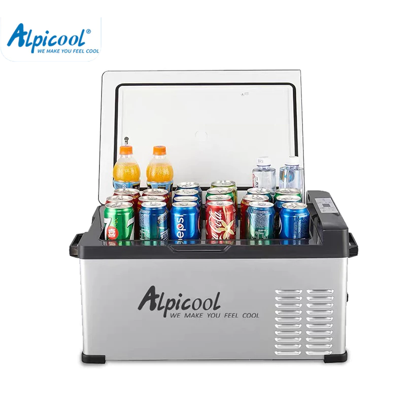 【พร้อมส่ง】Alpicool freezer ตู้เย็นขนาดเล็ก แบบพกพาในรถ ตู้เย็นมินิ เครื่องทำความเย็น เย็น -20°C