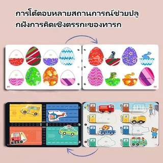 จุดประเทศไทยสมุดสติ๊กเกอร์สำหรับเด็ก หนังสือเงียบ หนังสือเพื่อการศึกษาสำหรับเด็ก หนังสือเด็ก สื่อการสอน หนังสือยุ่ง ของเ