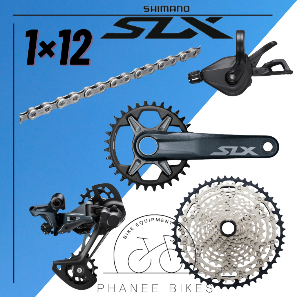 SHIMANO GROUPSET MTB SLX 12 SPEED รุ่น M7100 แบบจานใบเดียว