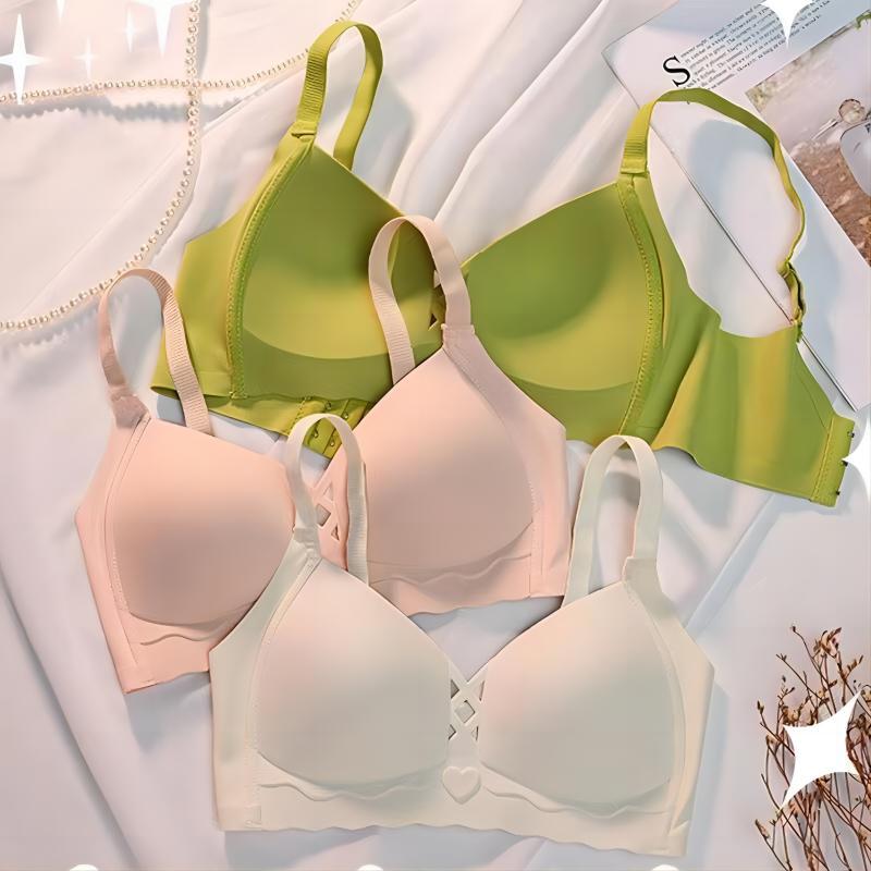 Swift Bra Fashion Bra ชุดชั้นในสตรี บราดันทรง บราไร้โครง น้ำหนักเบา หลังรูปตัว U ไม่มีห่วงลวด