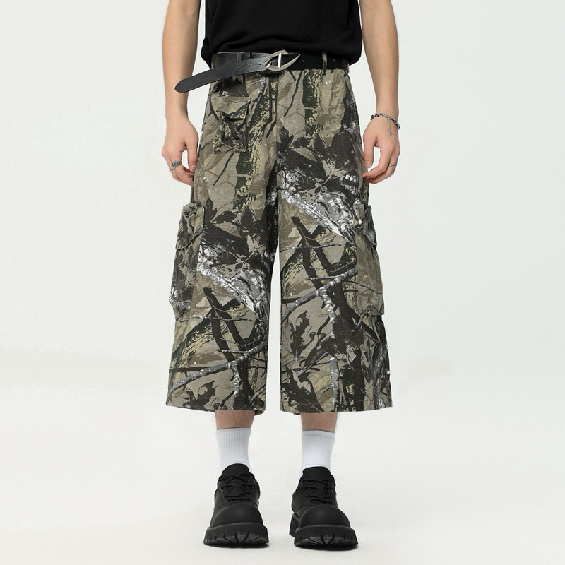 กางเกงขาสั้นผู้ชาย realtree realjai camo ขา 5 ส่วน ทหาร