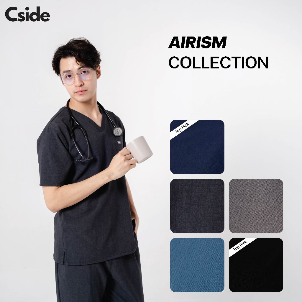Cside Scrub - Airism Collection - (ชุดสครับ ชุดสครับชาย ชุดสครับหมอ)