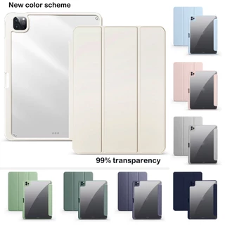 ⚡new⚡2026 gen11 Air8/5 Air 6 2024 for case10.9 Pro11 gen7/8/9 10.2 gen5/6 9.7 mini6/7หลังใส เคสไอแพดสีดํา 11นิ้วหลังทึ