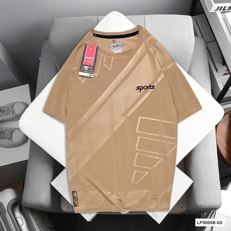 พร้อมส่ง! เสื้อกีฬาสปอร์ตคอกลม SPORTS เสื้อบอล มีครบไซส์ผ้านิ่มใส่สบายใส่ออกกำลังกาย ระบายความร้อนได้ดี