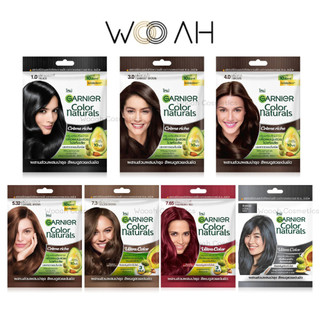 Garnier Color Naturals การ์นิเย่ คัลเลอร์ แนทเชอรัลส์ ผลิตภัณฑ์เปลี่ยนสีผม 6 เฉดสีใหม่