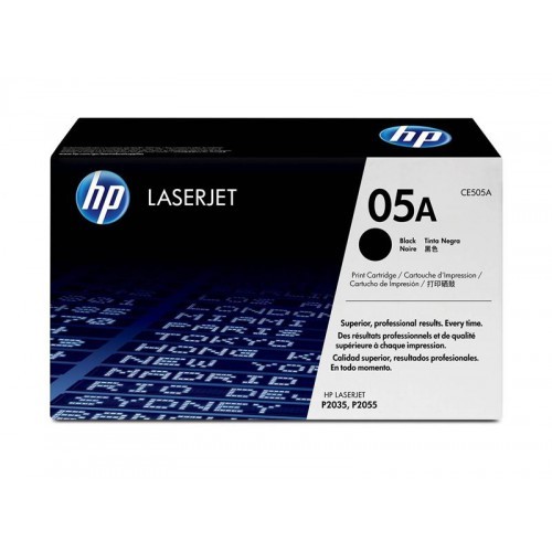 HP CE505A (05A) หมึกแท้ / หมึกเทียบเท่า LaserJet P2035/P2035n/ P2050/ P2055/ P2055d/ P2055dn/ P2055x
