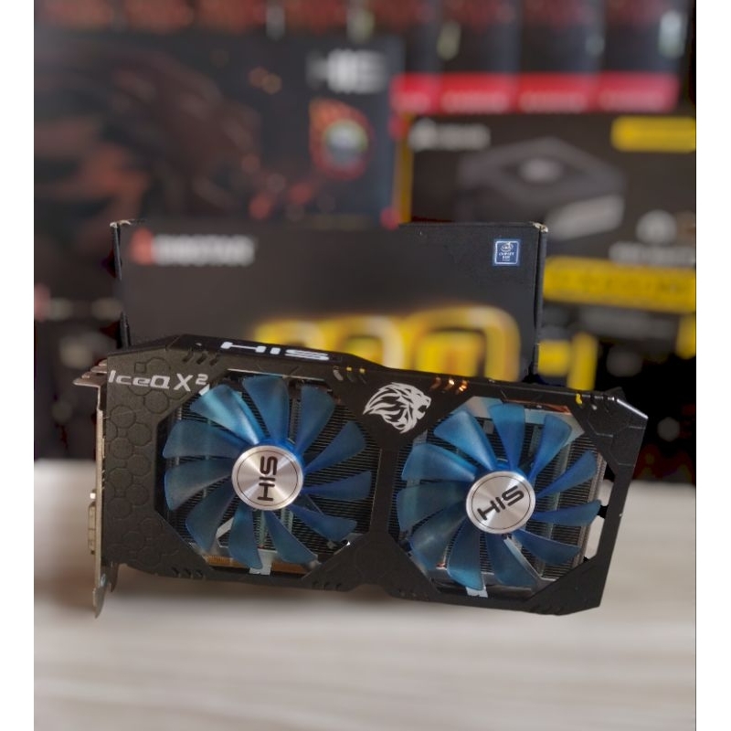 การ์ดจอ HIS RX580 IceQ X² OC 8 GB. (มือสอง)