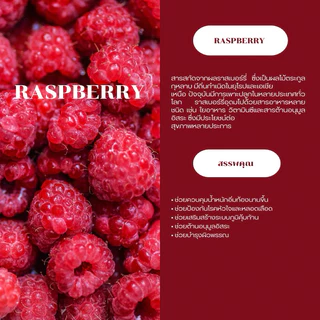 ผงราสเบอร์รี่ ( Raspberry powder ) ขนาด 100 กรัม