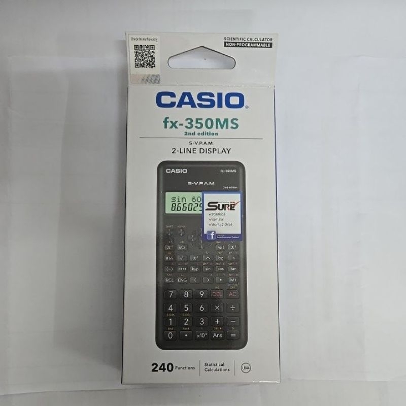casio fx-350ms /เครื่องคิดเลขวิทยาศาสตร์