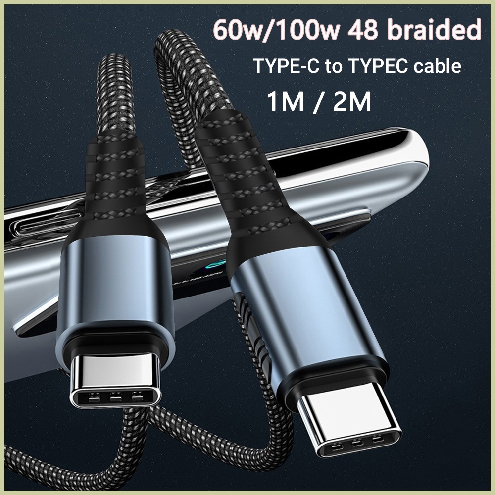 🔥ชุดชาร์จเร็ว 60W/100W หัวชาร์จ สายชาร์จ Type C ชาร์จเร็ว 60w type c-C 1 เมตร  เมตร