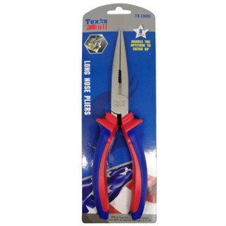 TEXAS BULL คีมปากแหลม 8 นิ้ว TX-LN8C (200 mm.)
