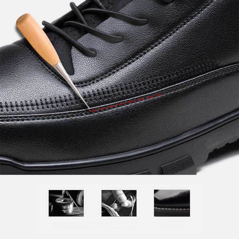 จัดส่งที่รวดเร็ว👣 Men Formal shoes รองเท้าคัทชู รองเท้าหนัง สีดำ ขนาด 39-44😎