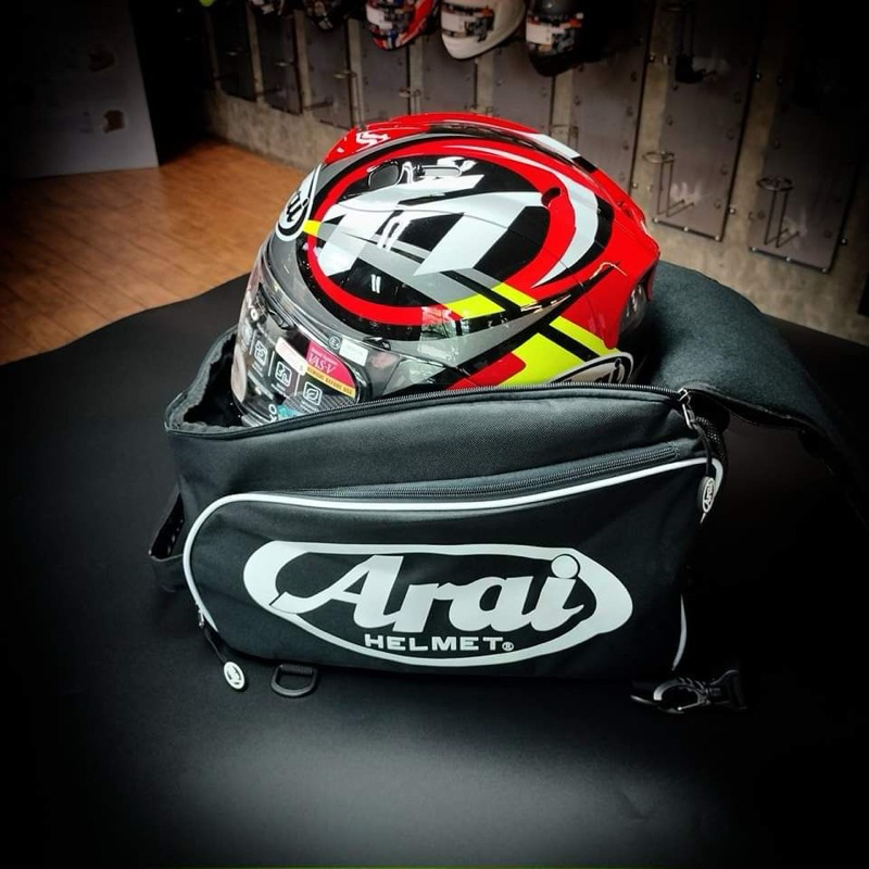 Arai Helmet Bag กระเป๋าใส่หมวกกันน็อกแบรนด์ Arai official from Arai Japan