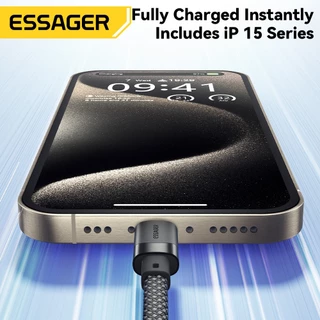 Essager สายข้อมูลแม่เหล็ก Type-C เป็น Type-C 60W/100W ชาร์จเร็ว