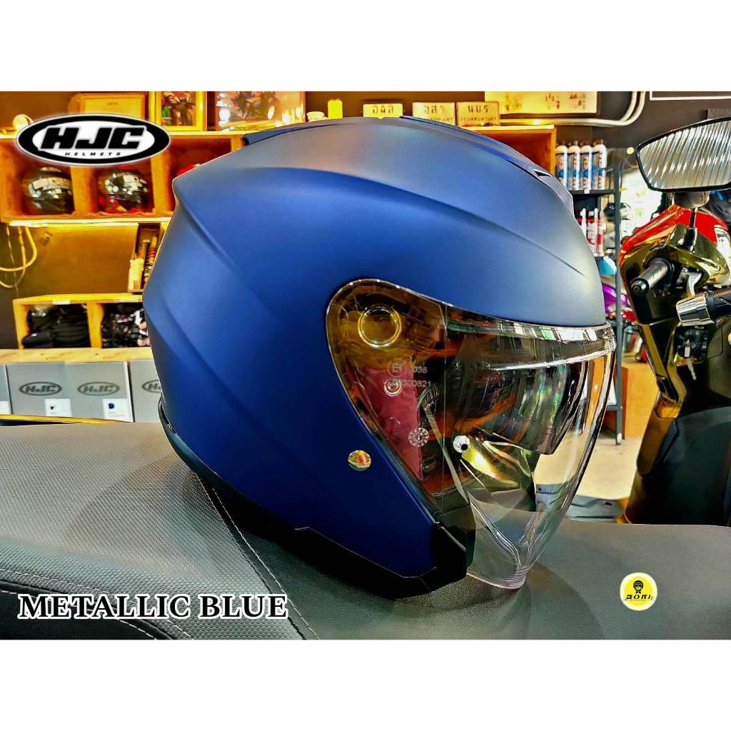 หมวกกันน็อค HJC รุ่น  I30 SEMI FLAT METALLIC BLUE