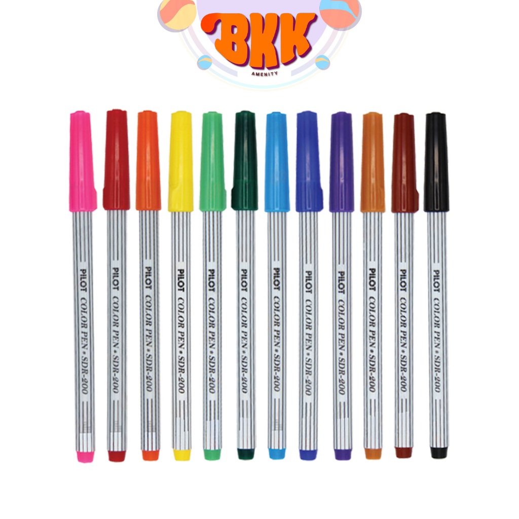 PILOT ไพล็อต ปากกาเมจิก เมจิค ปากกาเคมี Pilot รุ่น SDR-200 (1 ด้าม )