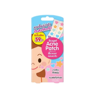 SOS plus SCAGEL acne patch แผ่นแปะสิว แผ่นซับสิว