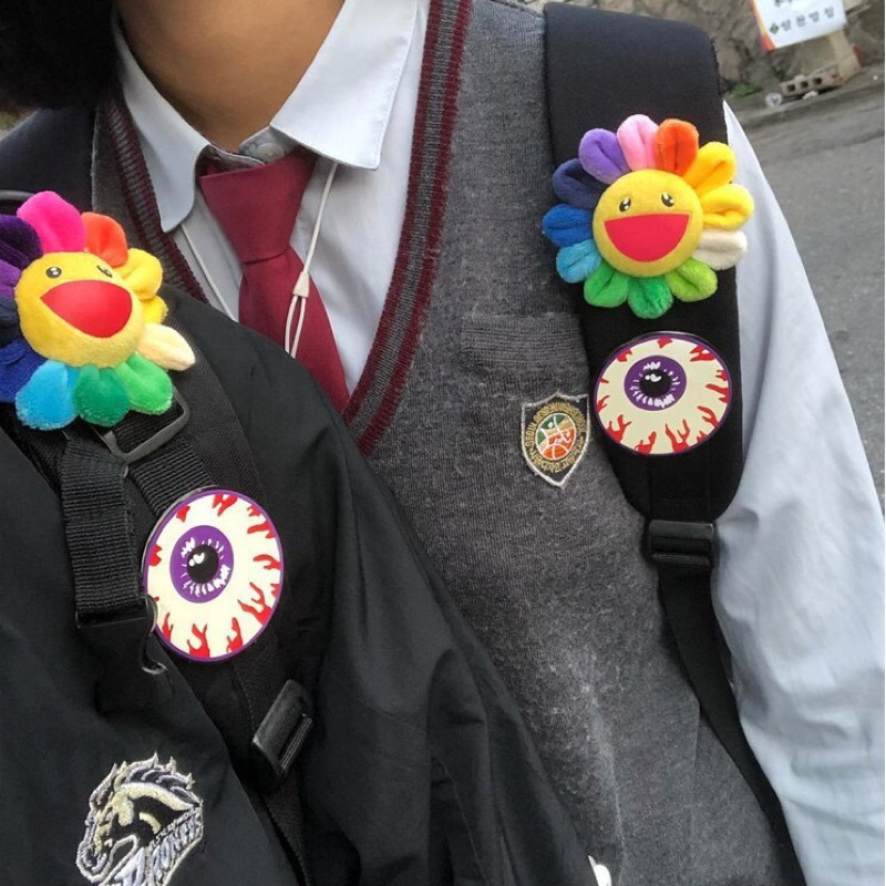 Murakami ถูกสุดในไทย (เลือกสีได้) เข็มกลัดดีมาก ดอกทานตะวัน ขนาด 8 cm.