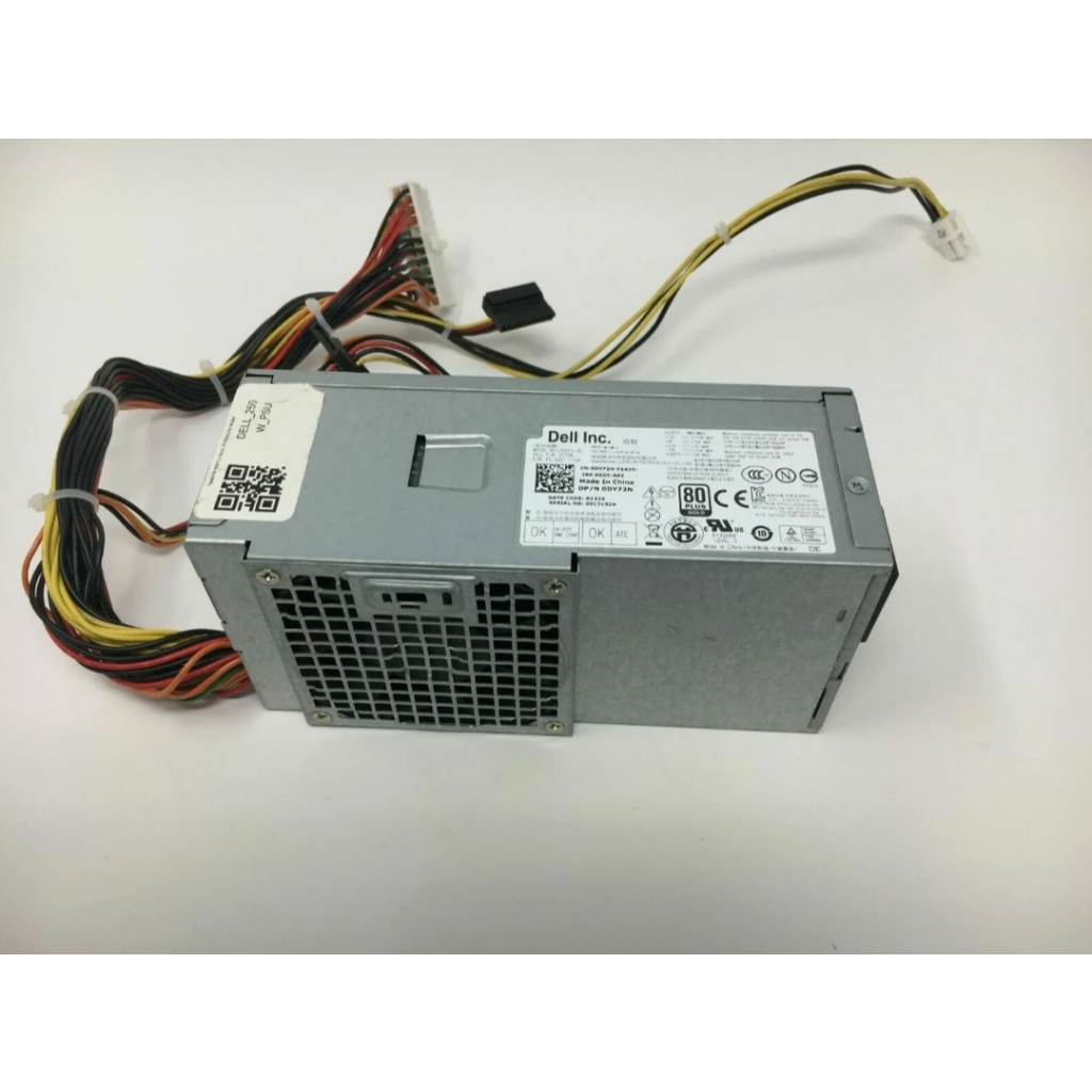 ( มือสอง แท้เกรด B ) Power Supply สำหรับ Dell Optiplex รุ่น 390 790 960 990 3010 7010 9010 DT Model 