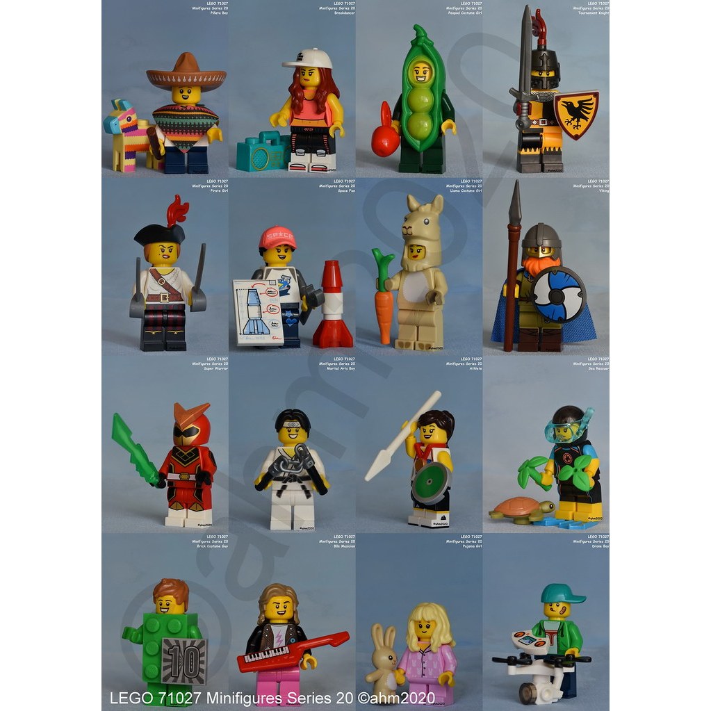 Lego minifigure Series 20 แบบแยกตัว กรีดซองเช็ค ของใหม่