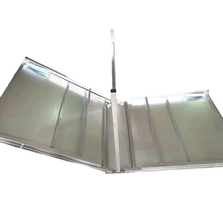 โต๊ะเหล็กพับเมทัลชีท ขนาด75x177x75 , 75x200x75