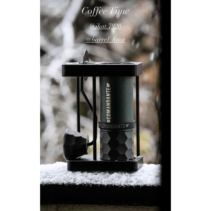 ❗️พร้อมส่ง❗️🇯🇵JHAT Coffee grinder stand for Comandante C40,C60 "Teak"🇯🇵