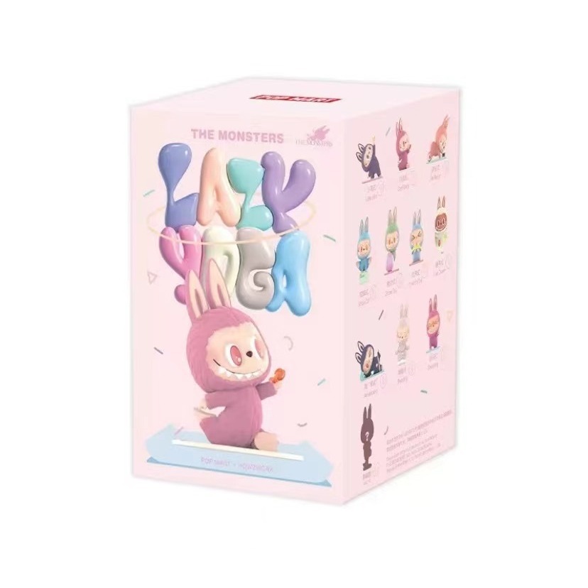 ของแท้ พร้อมส่ง Live/Video ลดเพิ่ม30% กล่องสุ่ม/เลือกตัว ชก Pop Mart THE MONSTERS Lazy Yoga Series Figures