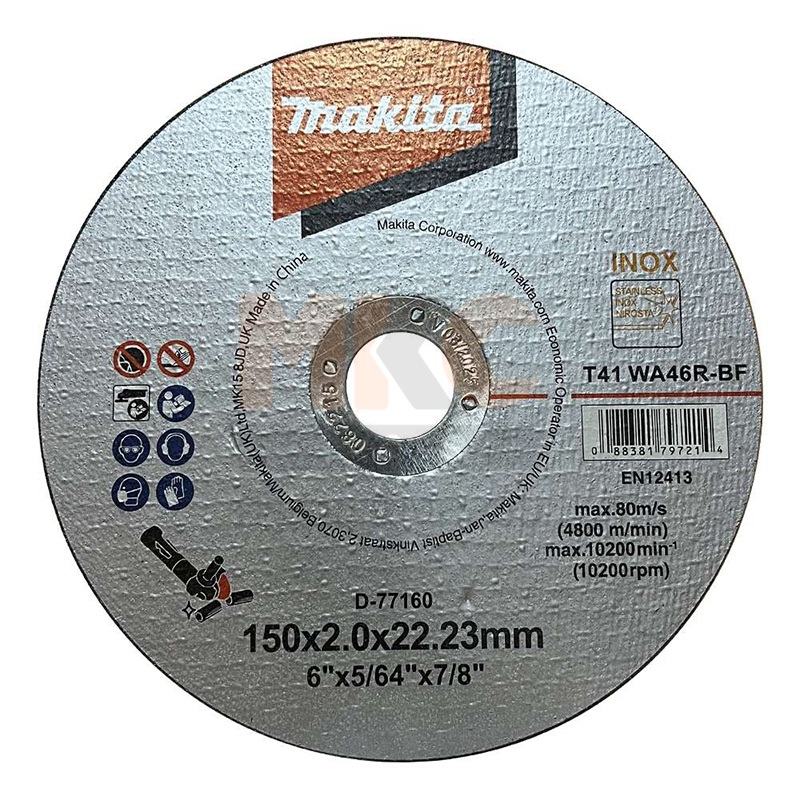 MAKITA ใบตัดเหล็ก,STL 6"x2มม. D-77160