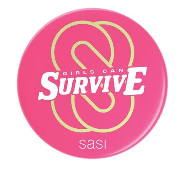 SASI Girls Can Survive Foundation Powder 8.5g ศศิ แป้งผสมรองพื้น เนื้อแมทช่วยเบลอรูขุมขน อําพรางริ้วรอย ปกปิดรอยดำ