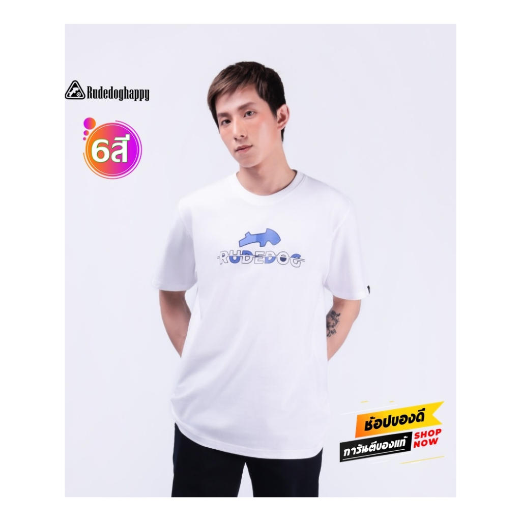 Rudedog เสื้อยืด รุ่น SoundWave ของแท้ 100% เสื้อยืดแขนสั้น